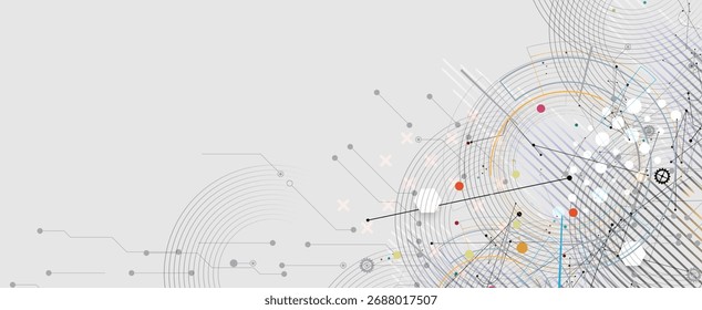 Futuristic high technology abstract circuit board background