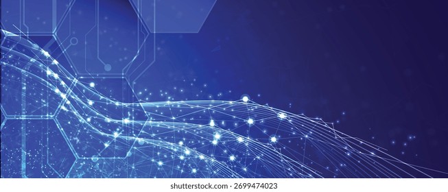 Fondo de placa de circuito abstracto de alta tecnología futurista