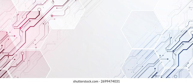 Fondo de placa de circuito abstracto de alta tecnología futurista