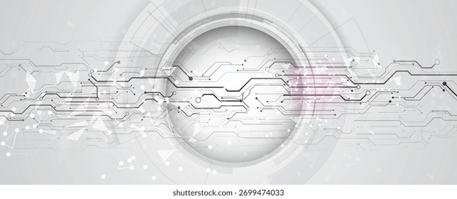 Futuristic high technology abstract circuit board background
