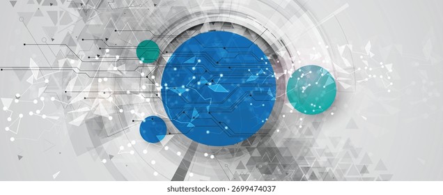 Futuristic high technology abstract circuit board background