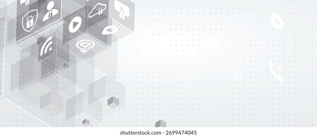 Futuristic high technology abstract circuit board background