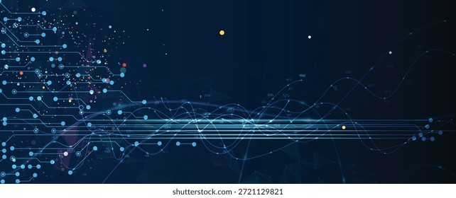 Futuristische High-Tech abstrakte Leiterplatte Hintergrund