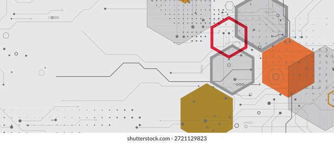 Futuristische High-Tech abstrakte Leiterplatte Hintergrund