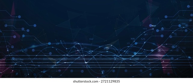 Futuristische High-Tech abstrakte Leiterplatte Hintergrund