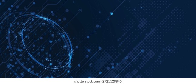 Futuristische High-Tech abstrakte Leiterplatte Hintergrund