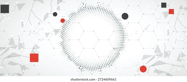 Fondo de placa de circuito abstracto de alta tecnología futurista