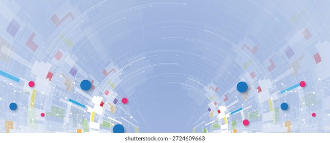 Fondo de placa de circuito abstracto de alta tecnología futurista