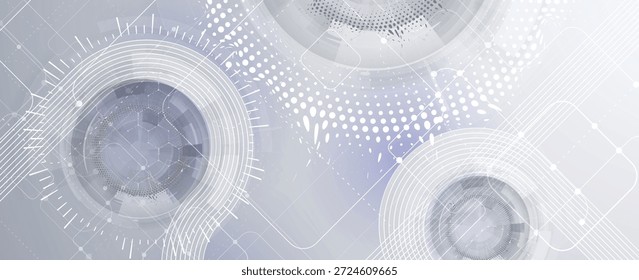 Fondo de placa de circuito abstracto de alta tecnología futurista
