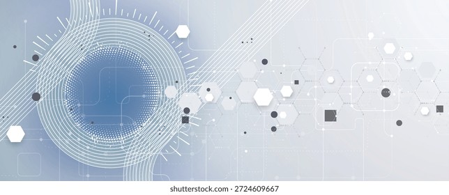 Fundo de placa de circuito abstrato de alta tecnologia futurista
