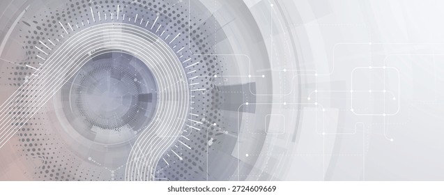 Fondo de placa de circuito abstracto de alta tecnología futurista