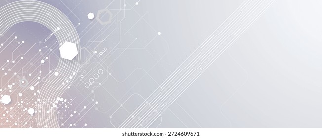 Fondo de placa de circuito abstracto de alta tecnología futurista