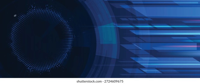 Fondo de placa de circuito abstracto de alta tecnología futurista