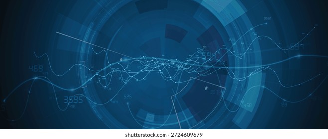 Fondo de placa de circuito abstracto de alta tecnología futurista