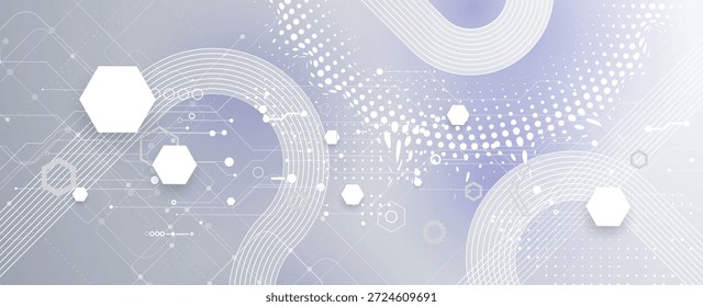 Fondo de placa de circuito abstracto de alta tecnología futurista