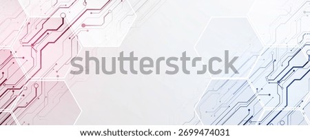 Futuristic high technology abstract circuit board background