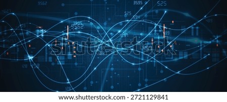 Futuristic high technology abstract circuit board background