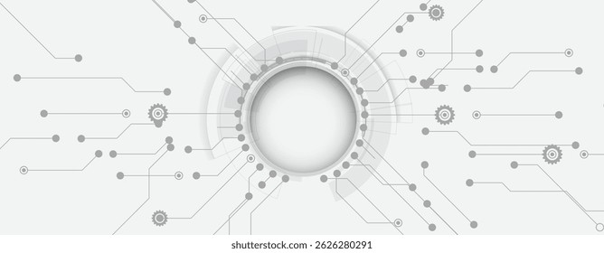 Futuristic high technology hardware minimalist abstract circuit board background