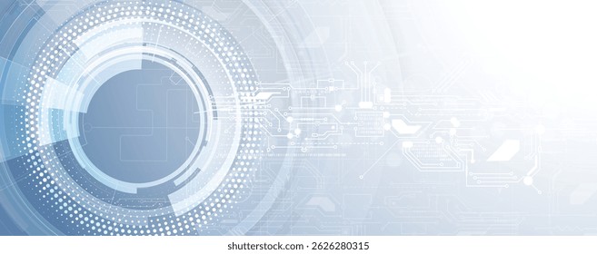 Futuristic high technology hardware minimalist abstract circuit board background