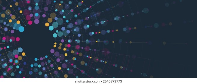 Futuristic high technology innovation abstract circuit board background