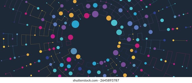 Futuristic high technology innovation abstract circuit board background