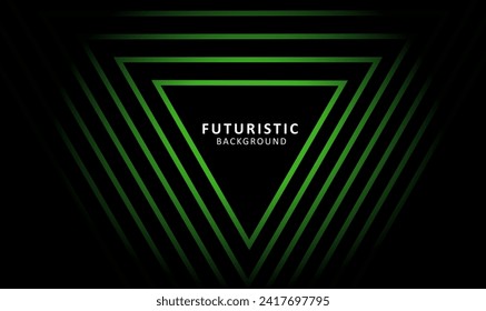 futuristic highlighter green line art background