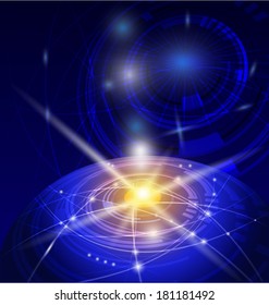 Futuristic high-tech design background.Vector file.