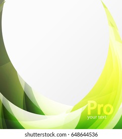 Futuristic hi-tech glass wave abstract background. Color curvy line with glossy effect. Vector illustration