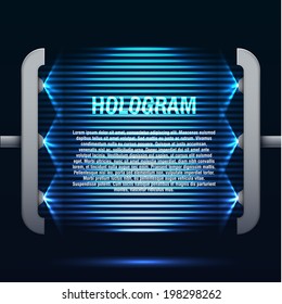 holograma futurista