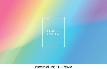 Futuristic holographic, colorful abstract design background.