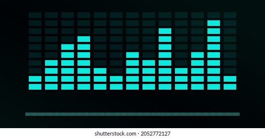 Futuristic HUD UI infographic. Sci-fi user interface, high tech bars, gaming panel dashboard design. Vector illustration