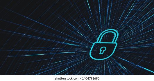 Futuristic Hyperspace speed motion on future Technology background,warp and expanding movement concept,vector Illustration.