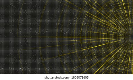 Futuristic Hyperspace Speed Motion On Future Technology Background,warp And Expanding Movement Concept,vector Illustration.