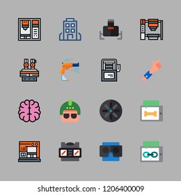 Futuristic Icon Set Vector Set About Stock Vector (Royalty Free ...