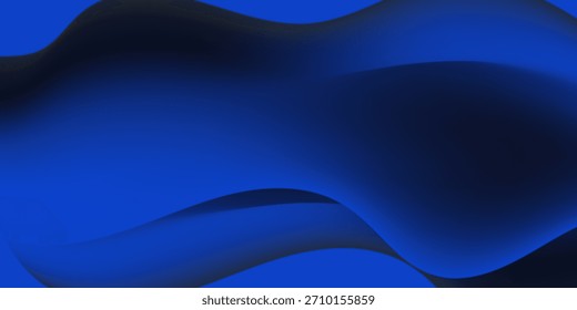 Fundo iluminado futurista com linhas de luz verticais e ondas de tons azuis profundos.