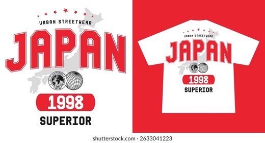  Futuristic illustration of japan vector t shirt design, vector graphic, typographic poster or tshirts street wear and Urban style