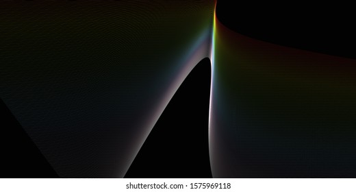 Futuristic illustration motion lines dark web geometric technology vector background wavy smooth empty blank nobody backdrop