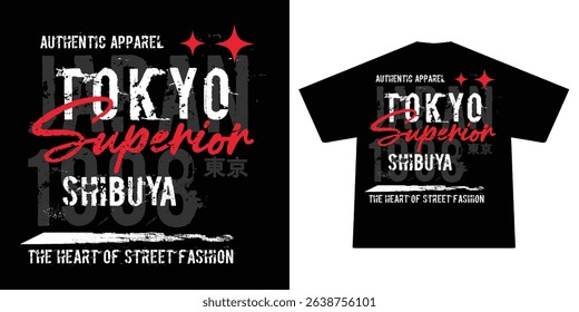  Futuristic illustration of tokyo japan vector t shirt design, vector graphic, typographic poster or tshirts street wear and Urban style