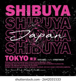 Futuristic illustration of tokyo japan vector t shirt design, vector graphic, typographic poster or tshirts street wear and Urban style