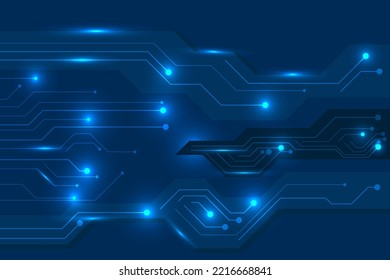 futuristic and innovation abstract circuit board background.