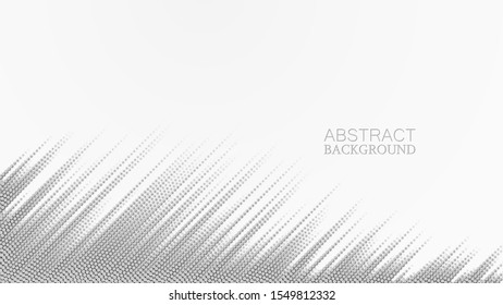 Futuristic innovation background. High tech white mockup. Oval volumetric pattern. Cyberspace vector.