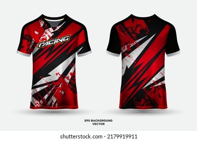 Futuristic jersey design suitable for sports, racing, soccer, gaming and esports vector
