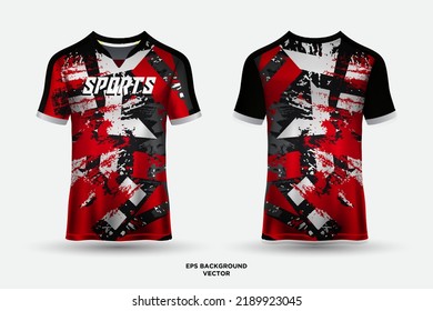 Futuristic jersey design suitable for sports, racing, soccer, gaming and esports vector
