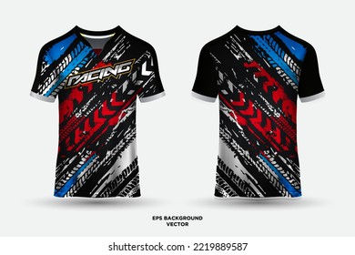 Futuristic jersey design suitable for sports, racing, soccer, gaming and esports vector
