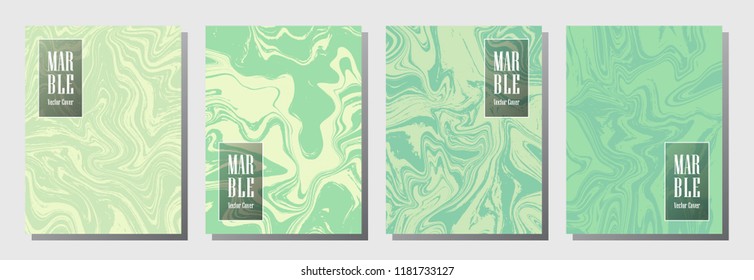 Futuristic journal layouts set. Pattern for binder template, corporate flyers. Annual report cover memphis layouts set. Flyer, booklet, report, journal, binder vectors, title place.