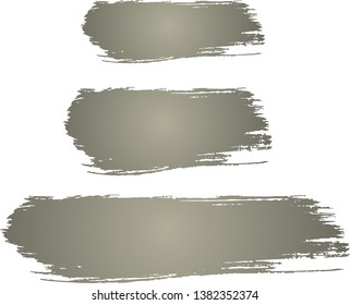 Futuristic label brush stroke backgrounds, paint or ink smudges vector for tags and stamps design. Painted label backgrounds patch. Interior paint color palette swatches. Ink smudges, teal spots.