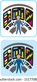 Futuristic laboratory Icon