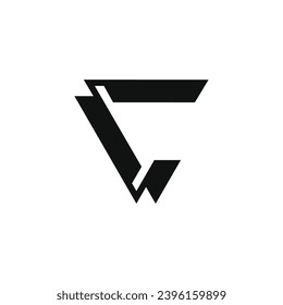 futuristic letter C logo, suitable for app icon and other graphic design.