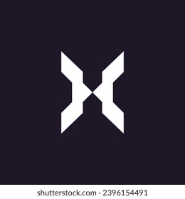 futuristic letter H logo, suitable for branding and other graphic design.