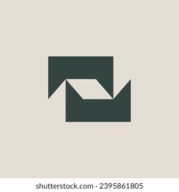 futuristic letter Z logo, suitable for business brands and others.